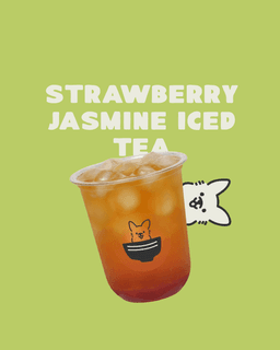 strawberry jasmine iced tea