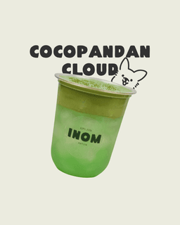 pandan syrup & coconut water w/matcha cream
